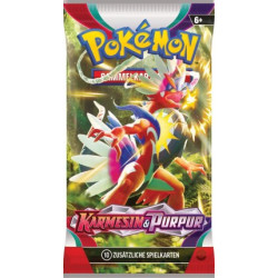 [in German] Pokemon cards Karmesin Purpur 1 booster