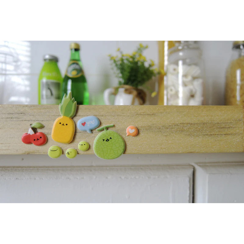 Fruits et légumes - Daily Deco Stickers autocollants gonflés