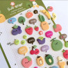 Fruits and Vegetables - Daily Deco puffy Stickers