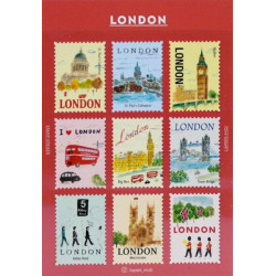 « London » Autocollants décoratifs en forme de...