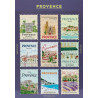 'Provence' postage stamp shaped deco stickers - by Pansydaisy