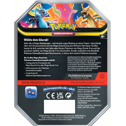 [du 20.2.][en allemand] Mega-Glurak X Tin boîte - cartes Pokémon
