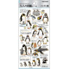 'Pinguine' Otonano-Zukan Papier Aufkleber