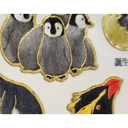 'Pinguine' Otonano-Zukan Papier Aufkleber