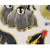 « Pingouins » Otonano-Zukan autocollants en papier