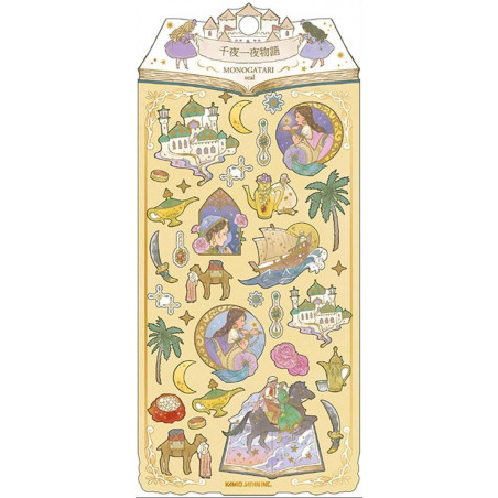 'One Thousand and One Nights' MONOGATARI paper stickers
