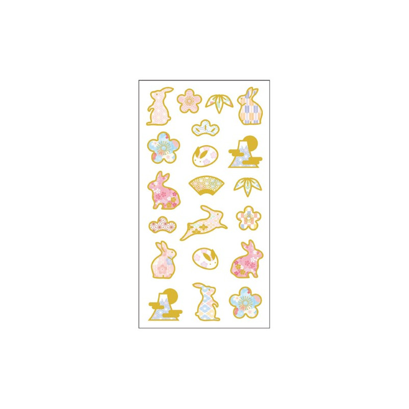 'Rabbits' stickers by Clothes-Pin