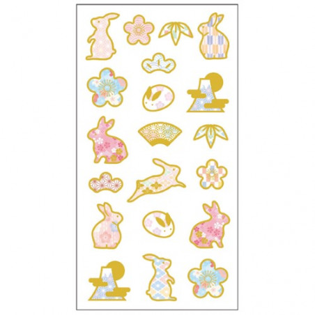 'Rabbits' stickers by Clothes-Pin