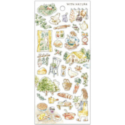 'Preparing Lunch' With Nature stickers