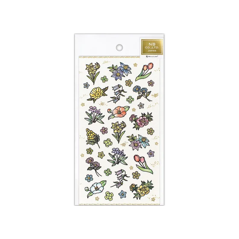 'Flowers' Japanese Style stickers