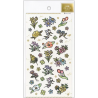 « Fleurs » autocollant de style japonais