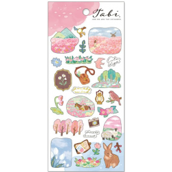 'Flower field' Tabi stickers