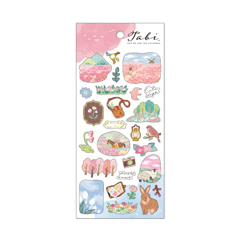 'Flower field' Tabi stickers