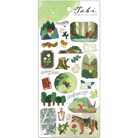 « Forêt » Tabi autocollants