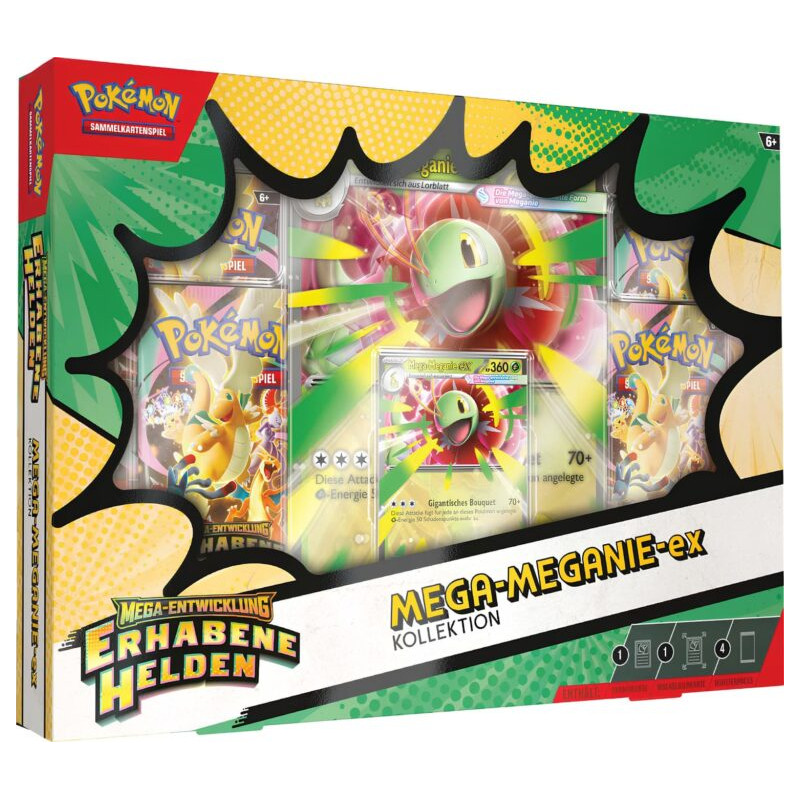 [ab 24.4.][max. 1] Mega-Meganie-ex Kollektion - Erhabene Helden Pokémon Karten [deutsche Ausgabe]