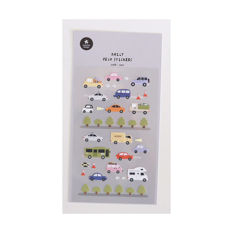 Les voitures - Daily Deco Stickers autocollants