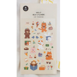 Une journée festive - Daily Deco Stickers autocollants
