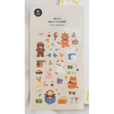 Ein Tag zum Feiern - Daily Deco Stickers Aufkleber