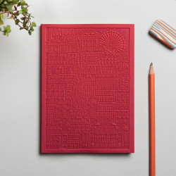 the Vienna notebook (red) - by The City Works