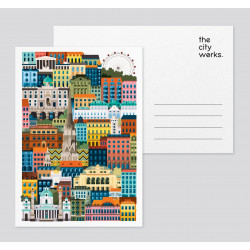 Carte postale "Vienna" par The City Works
