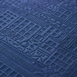 le cahier Salzburg (bleu foncé) - par The City Works