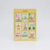 « Paris vol.1 » Autocollants décoratifs en forme de timbres-poste - par Pansydaisy