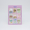 « Tokyo » Autocollants décoratifs en forme de timbres-poste - par Pansydaisy