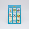 'Lisbon' postage stamp shaped deco stickers - by Pansydaisy
