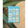 « Lisbon » Autocollants décoratifs en forme de timbres-poste - par Pansydaisy