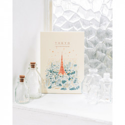 Illustrated A5 Travel Journal "Tokyo Tower by Night"