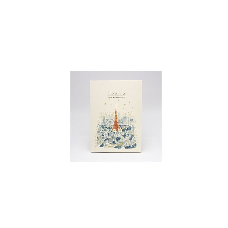 Illustrated A5 Travel Journal "Tokyo Tower by Night"