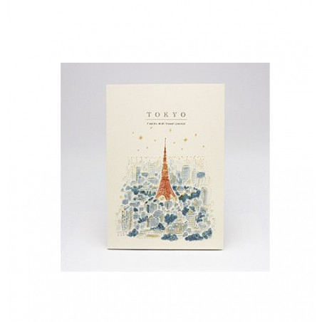 Illustrated A5 Travel Journal "Tokyo Tower by Night"