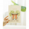 Illustriertes A5 Reisetagebuch „Kyoto: Inari-Tempel“