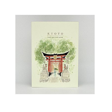 Illustrated A5 Travel Journal "Kyoto: Inari temple"
