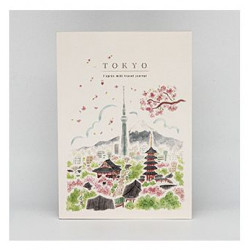 Illustriertes A5 Reisetagebuch „Tokyo SkyTree“