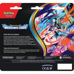 [du 22.5.][max. 3][en allemand] Wachsendes Chaos blister avec 3 boosters - Cartes Pokémon Mega Entwicklung