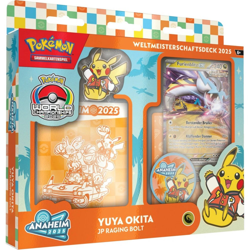 [German edition] Weltmeisterschaftsdeck 2025 with Furienblitz - Pokémon Cards