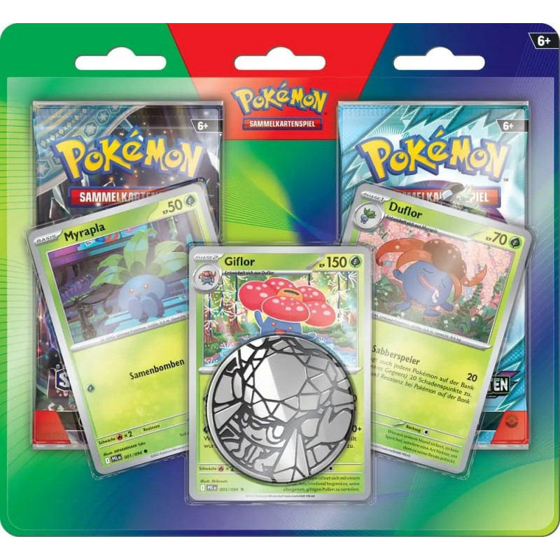 2er Blister mit Diancie Münze - Pokémon Karten