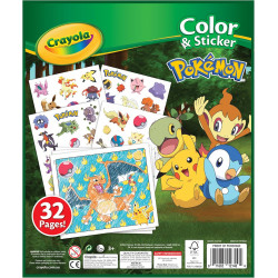 Pokémon: 50 Stickers and coloring book by CRAYOLA
