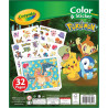 Pokémon: 50 Stickers und Malheft von CRAYOLA