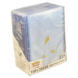 Pikachu 25 Toploaders und 25 Penny Sleeves Kombi-Pack - von UltraPro