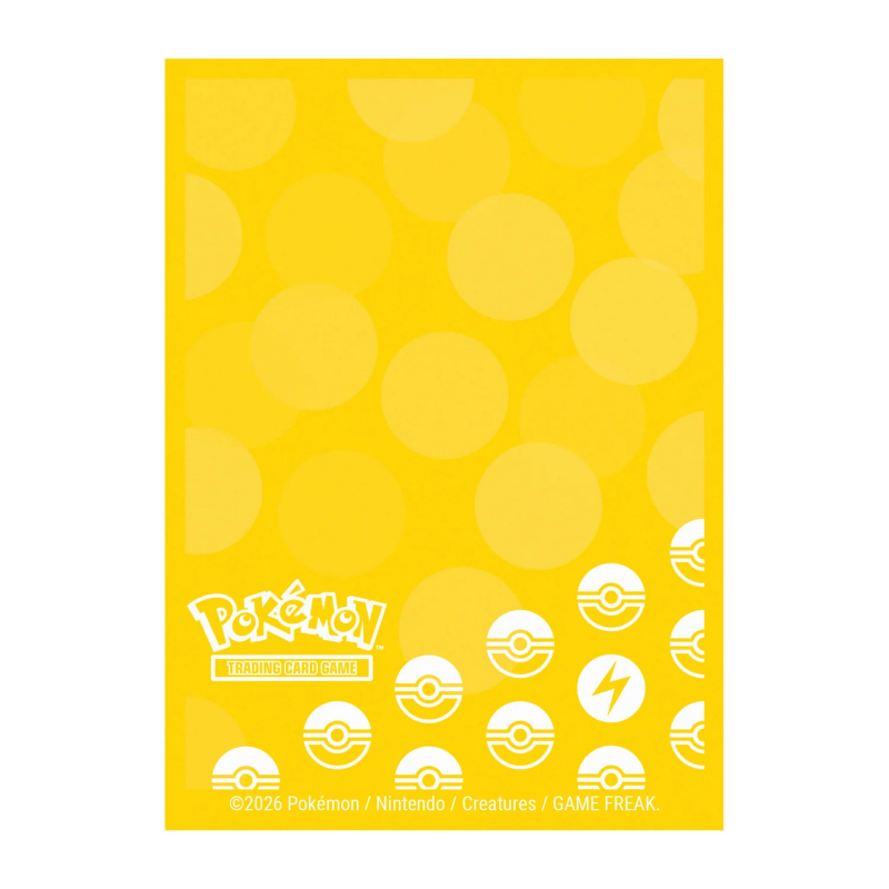 65 pochettes protectrices avec design Pokémon de type Électrik par Ultra PRO