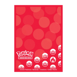 65 pochettes protectrices avec design Pokémon de type Feu par Ultra PRO