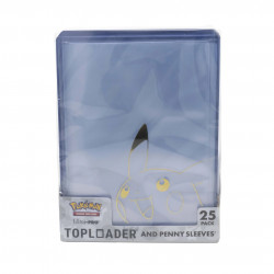 Pack Combo Pikachu 25 Toploaders et 25 Penny Sleeves - par Ultra PRO