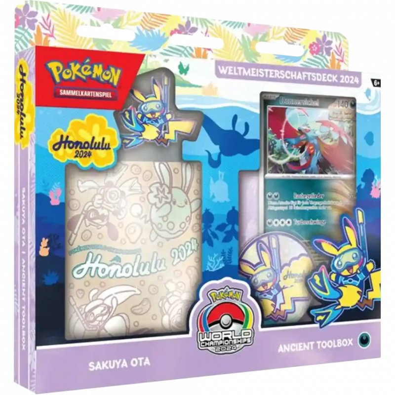 [Nachlieferung demnächst] Weltmeisterschaftsdeck 2024: Ancient Toolbox - Pokémon Karten [deutsche Ausgabe]
