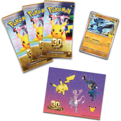 [Nur für Stammkunden] 30 Jahre Mewtu/Lucario Tech-Sticker-Kollektion - Pokémon Karten [deutsche Ausgabe]