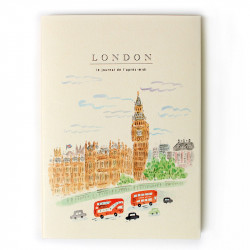 Illustrated A5 Travel Journal "London (Big Ben)"