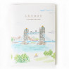 Illustriertes A5 Reisetagebuch „London (Tower Bridge)“
