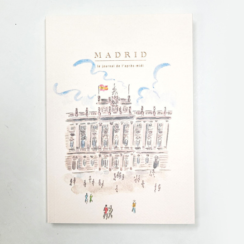 Illustrated A5 Travel Journal "Madrid (Palacio Real)"