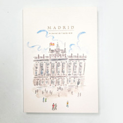 Illustrated A5 Travel Journal "Madrid (Gran Via)"